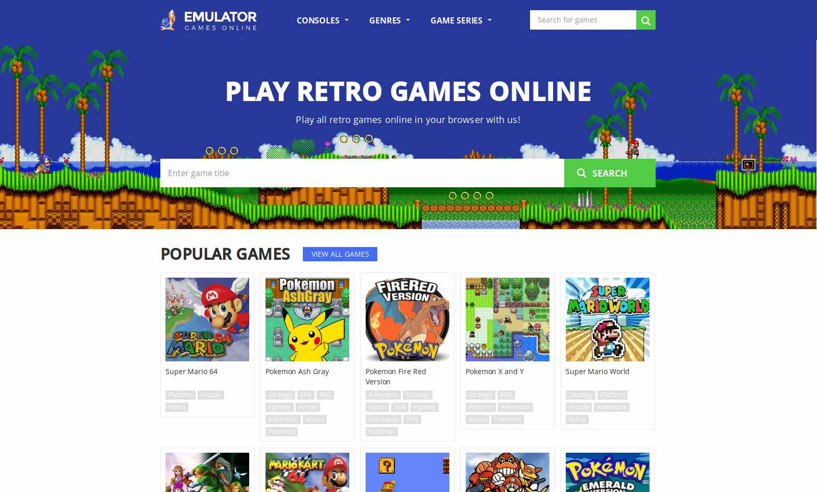 Games.net emulator Play Emulator